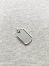 Gucci 925 Silver Mini Dog tag