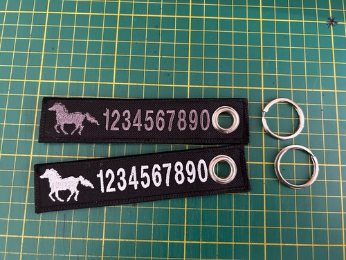 Horse personalised key - personalised, rings