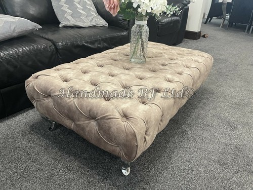Chesterfield footstool - 3d,