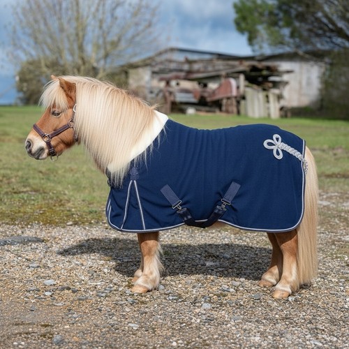 Show rug fleece - show, navy