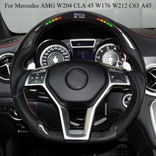 Real Carbon Fiber LED Steering