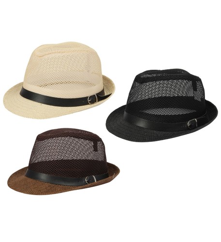 Straw sun hat - sun, trilby