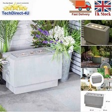 New Cement Garden water feature fountain with Lights Outdoor Indoor Paintable