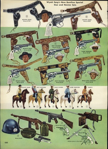 1957 paper color wyatt earp - paper,