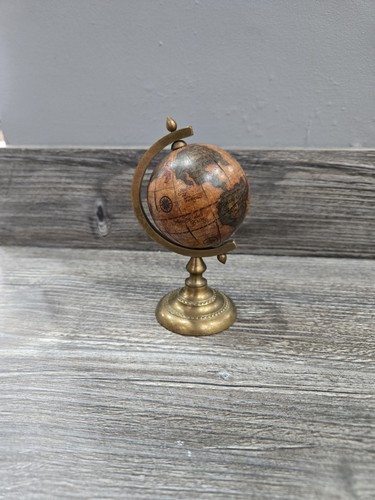 Vintage miniture desk globe - desk,