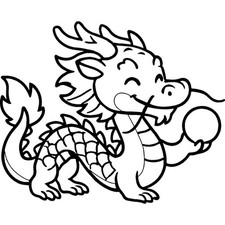 'Mythical Dragon' Unmounted