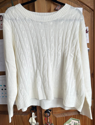 Cable knit jumper - &,
