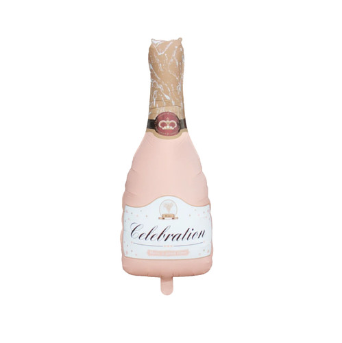 Champagne balloon birthday - champagne,