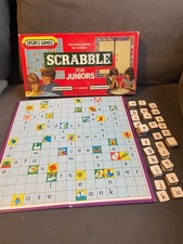 Vintage 1983 Scrabble for Juniors Spears Game Two-Sided - Complete