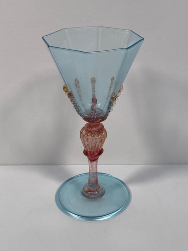 Vtg antique pink - &, blue