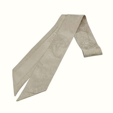 Christian Dior Mitza Toile de Jouy Gold Scarf