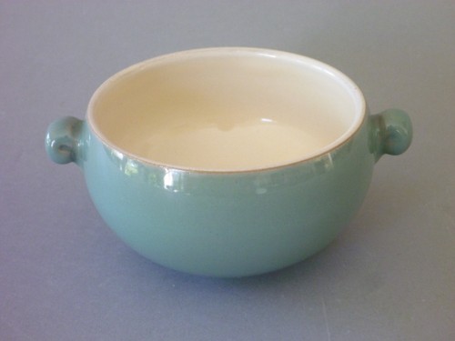 Denby manor green soup bowl - green,