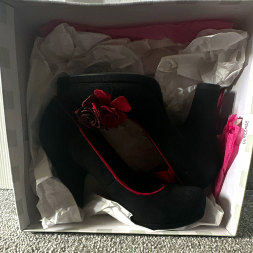 Ruby shoo black red women - shoo, women’s