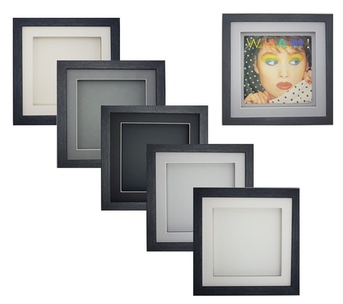 Dark grey square picture - 3d,