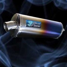 Kawasaki ZX-7R 1996-2003 Exhaust Silencer Muffler - Single Port - Coloured Ti...