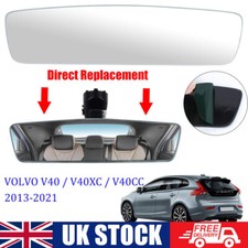 For Volvo V40 V40XC V40CC 2013-21 Interior Rear View Mirror Glass Replacement UK