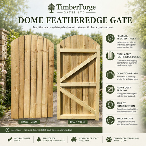 Dome top feather edge - dome,