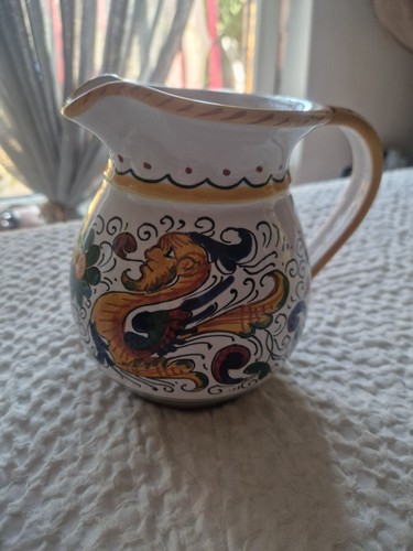 Italian pottery rooster - pottery,