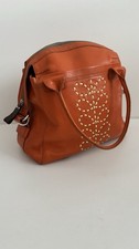 Orla Kiely Bag Leather Orange Exclusive Women Excellent