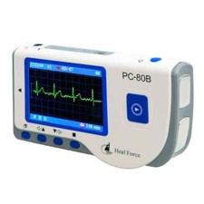80B Handheld Easy EKG ECG Portable Heart Monitor+ECG Cable Continuous Monitoring