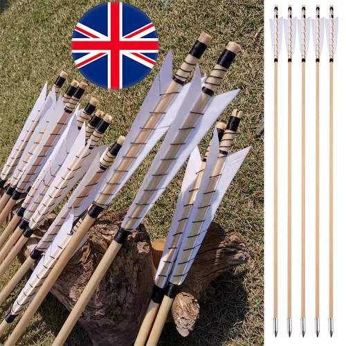 12x wooden arrows 5 - arrows, 5"