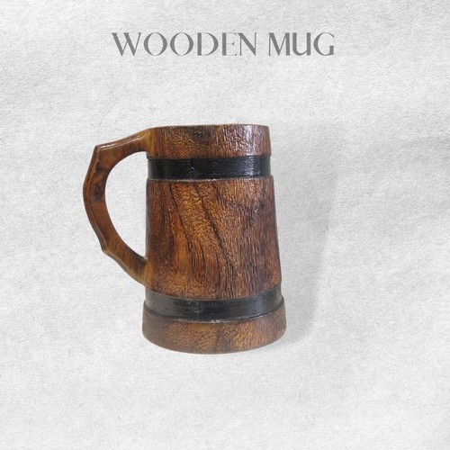 Handmade beer mug wooden - beer,