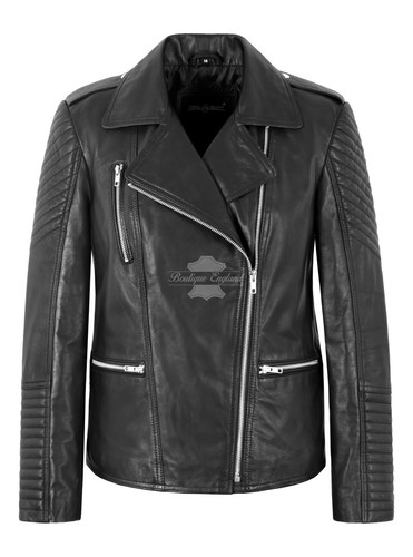 Ladies quilted biker - ladies,
