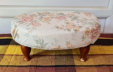 Vintage Sherborne Pouffes Foot stool Floral pattern Oval Shape Vintage Home styl