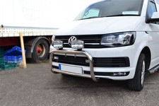 Bull Bar + Spot For Vauxhall Opel Vivaro 02-14 Stainless Abar Front Bumper Guard