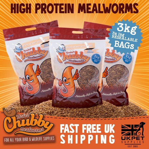 3kg premium chubby dried - 3kg,