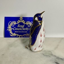 Royal Crown Derby "Emperor Penguin " W/ Gold Stopper No Box