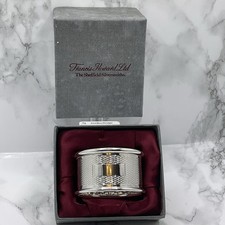 Boxed Sterling Silver Napkin Ring, Sheffield 1995, Francis Howard Ltd. Superb