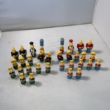Retro The Simpsons Chess Pieces Complete Set Of Figures