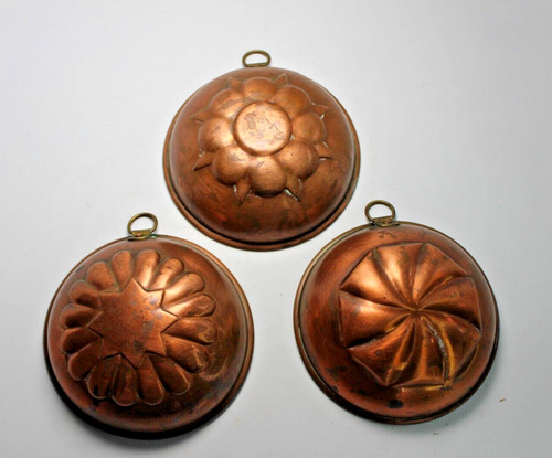 Lot vintage copper food - vintage,
