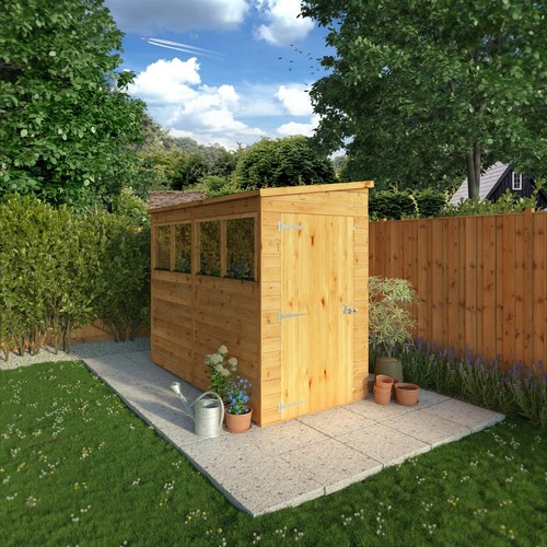 Wooden garden shed - 4,