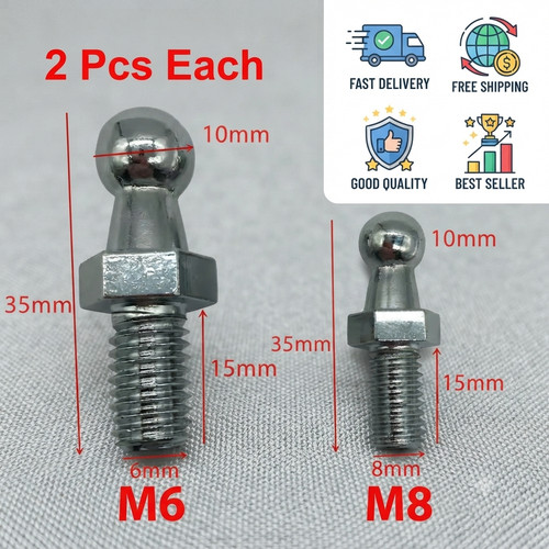 10mm ball stud bolt - ball,