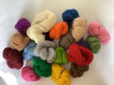 Needle felting supplies wool