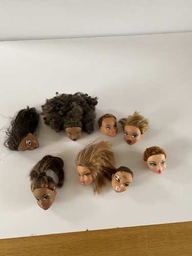 Bratz doll heads bundle - doll, x8