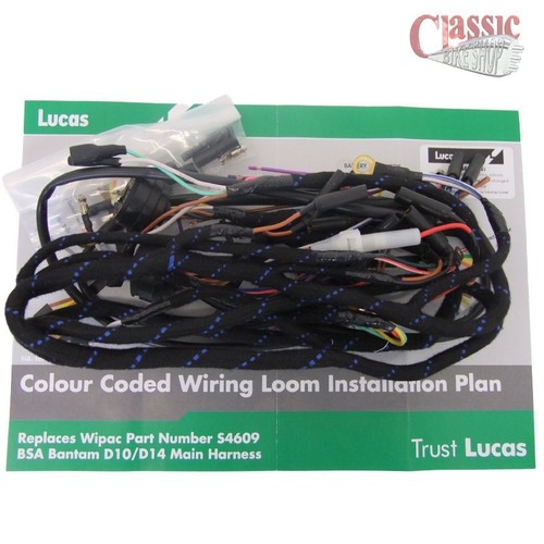 Wiring loom cloth - wiring, bsa