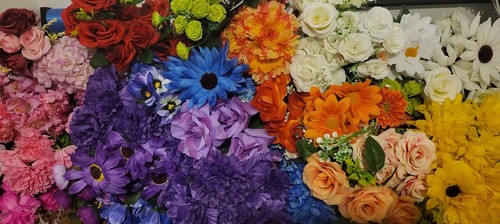 Job lot artificial - artificial, flowers