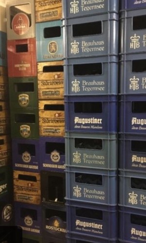 100 german beer crates - german,