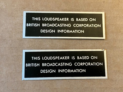 Spendor bc1 rear badge - bc1,