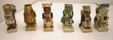 6X Alice in Wonderland Series Miniature Toby Jugs Tony Wood England Perennis
