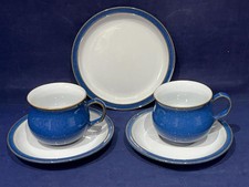 DENBY IMPERIAL BLUE TEA CUPS &