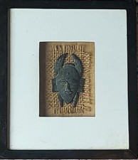 Framed African Mask in Small