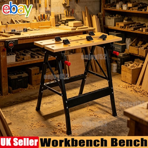 Foldable wooden workbench - foldable,