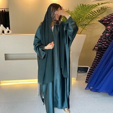 Women Open Abaya Cardigan Long