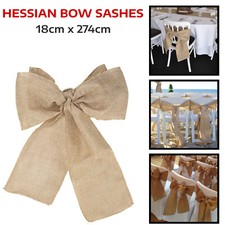 Hessian Sashes Chair Sash