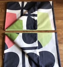 2 Housewife Pillowcases Hand Made W/ Orla Kiely Climbing Rose Cotton Fabric New
