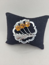 Vintage Silver Tone Brooch